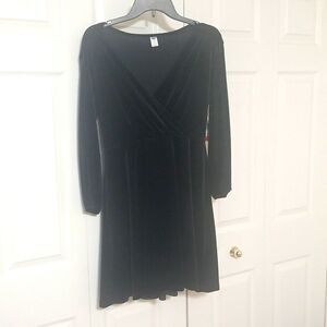 Black Velvet Dress. C1